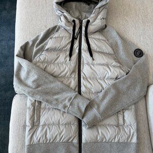 Canada Goose Mens HyBridge® Huron Full Zip Hoodie Black Label